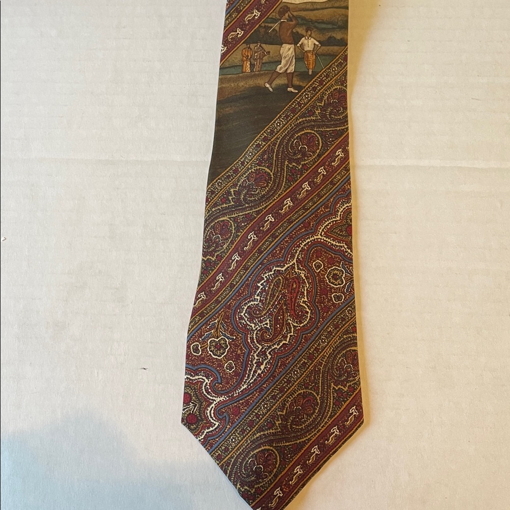 Vintage Polo by Ralph Lauren Multicolor Paisley Silk Tie